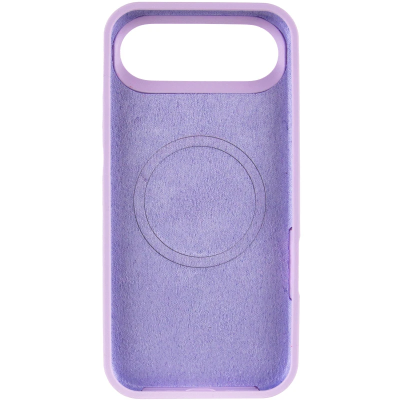 Чохол Silicone Case Full Protective (AA) V2 with MagSafe для Apple iPhone 17 Air (6.5") – Бузковий / Lilac. Фото 7 з 11