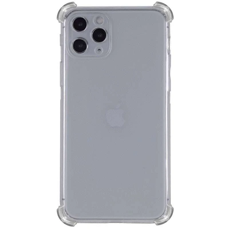 

Ультратонкий силіконовий чохол GETMAN з критими бортами на Apple iPhone 12 Pro (6.1") (Сірий (прозорий))