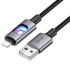 Дата кабель Hoco U144 New USB to Lightning 2.4A (1.2m) – Black. Фото 3 з 5