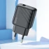 СЗУ Hoco CS21A Rich 1USB-A QC3.0 – Black. Фото 5 из 6