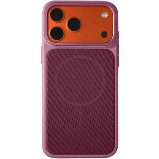 Чохол TPU TechWoven Hybrid with MagSafe для Apple iPhone 17 Pro (6.3") — Dark Cherry