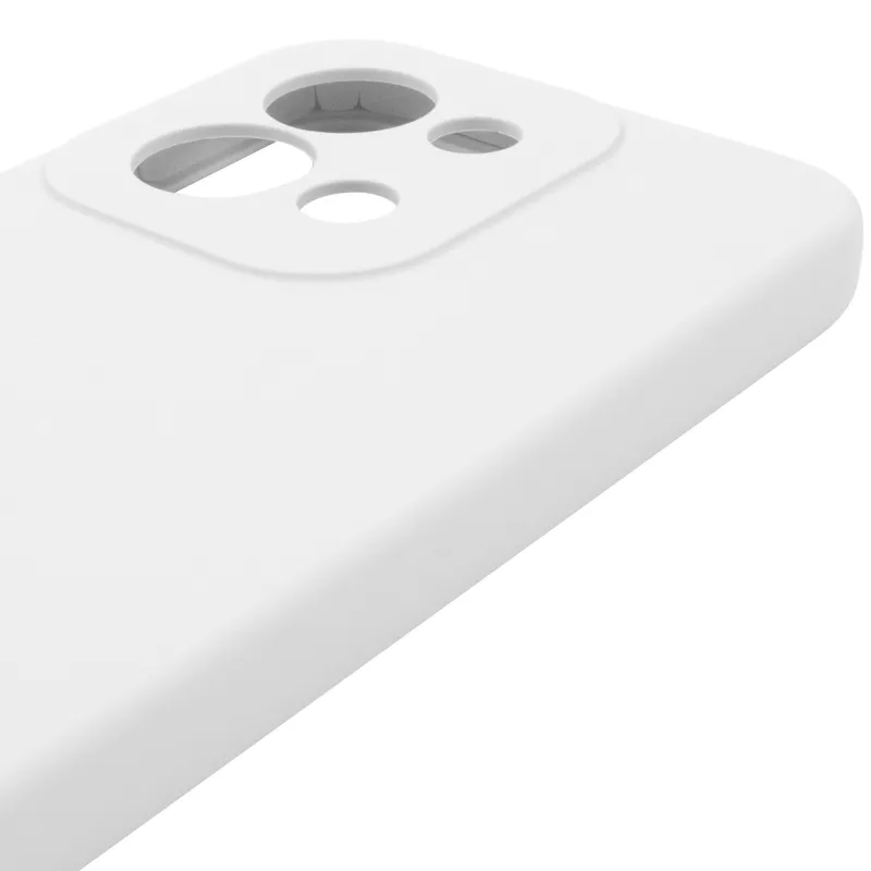 Чехол Silicone Case Lakshmi Premium з закритою камерою на Xiaomi Redmi 15C (EU) – Белый / White. Фото 5 из 6