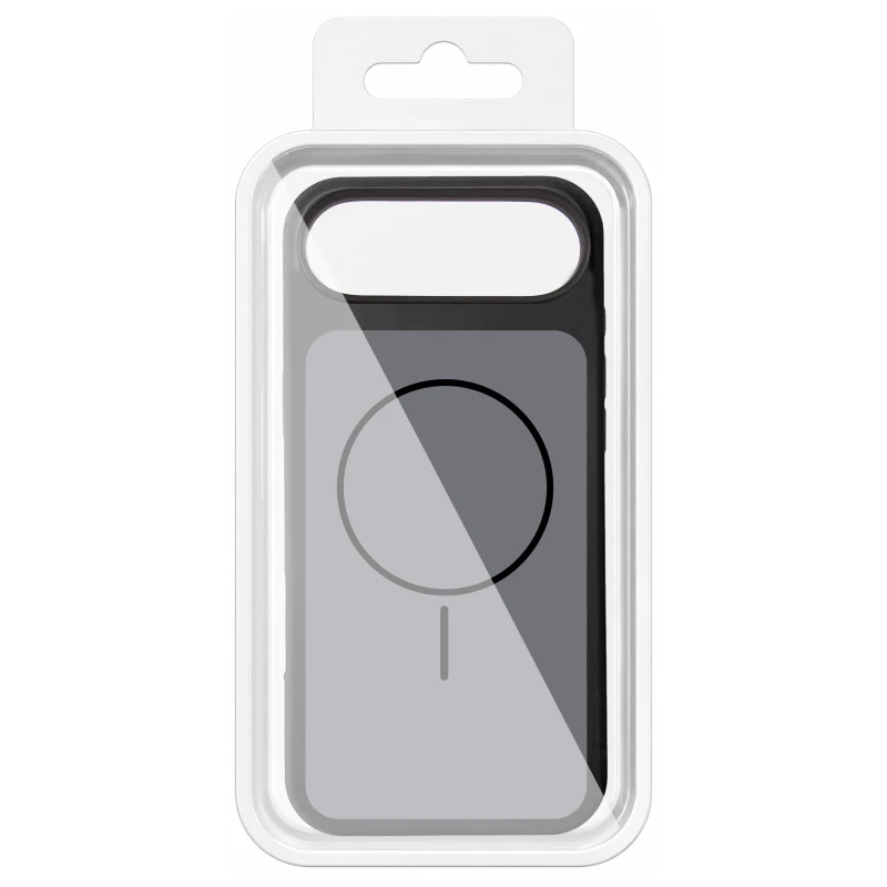 Чохол Silk Duo Color (AA) NO LOGO with Magnetic Fit для Apple iPhone 17 Air (6.5") – Black. Фото 4 з 4