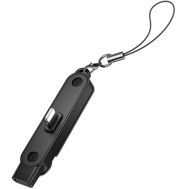 Перехідник Hoco UA47 Lightning male to Type-C female adapter – Black. Фото 7 з 7