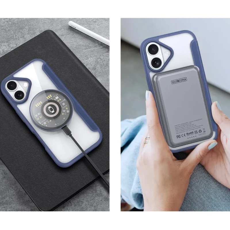 Чохол книжка Dux Ducis з MagSafe на Apple iPhone 17 (6.3") – Blue. Фото 9 з 11