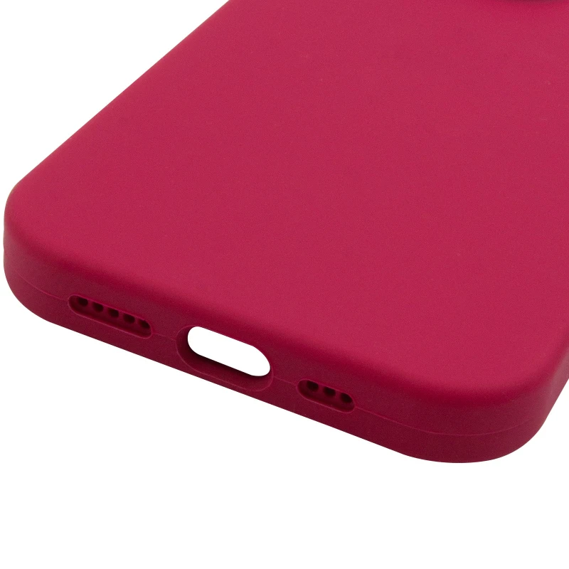 Чехол Silk Full Camera Protective (AA) NO LOGO для Apple iPhone 15 Pro Max (6.7") – Красный / Rose Red. Фото 7 из 7