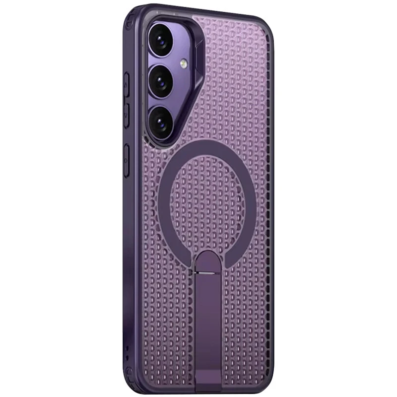 Чохол TPU Breeze with MagSafe stand для Samsung Galaxy S25 – Purple. Фото 2 з 2