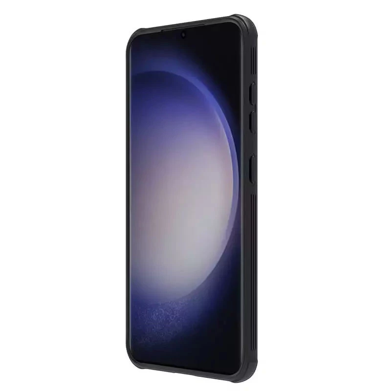 Карбоновая накладка Nillkin Pro со шторкой для камеры для Samsung Galaxy S24 – Black. Фото 5 из 6