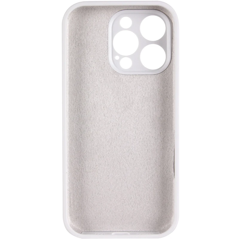Чохол Silicone Case з захистом камери на Apple iPhone 13 Pro (6.1") – Білий / White. Фото 12 з 14