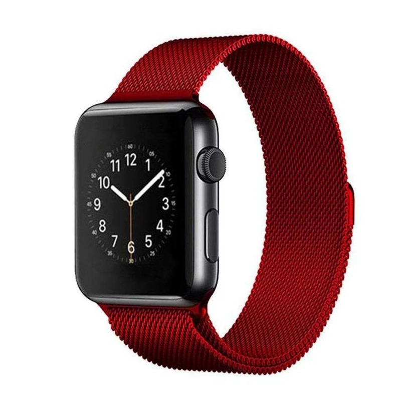 

Ремінець Milanese Loop Design для Apple watch 38mm/40mm (Червоний)