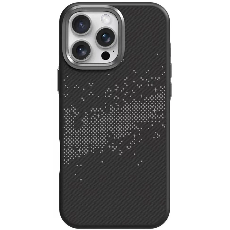 TPU Case Sparkle Matrix MagFit для Apple iPhone 17 (6.3") – Grey. Фото 1 з 5