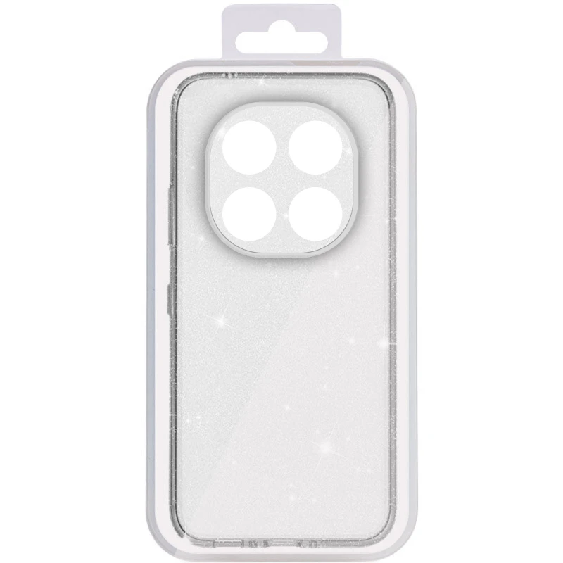 Блестящий силиконовый чехол на Xiaomi 14T – Clear. Фото 4 из 4