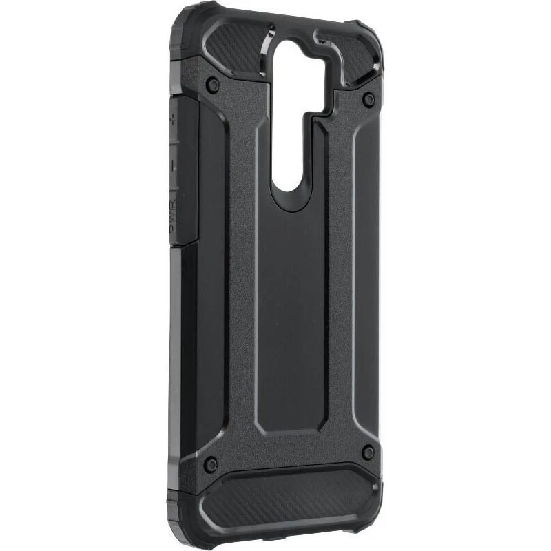 Противоударный чехол с усиленными углами Immortal для Xiaomi Redmi Note 8 Pro – Черный. Фото 2 из 4