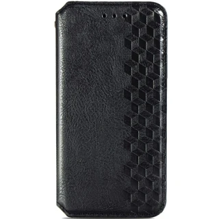Чохол книжка GETMAN Cubic для Samsung Galaxy S21 FE — Чорний
