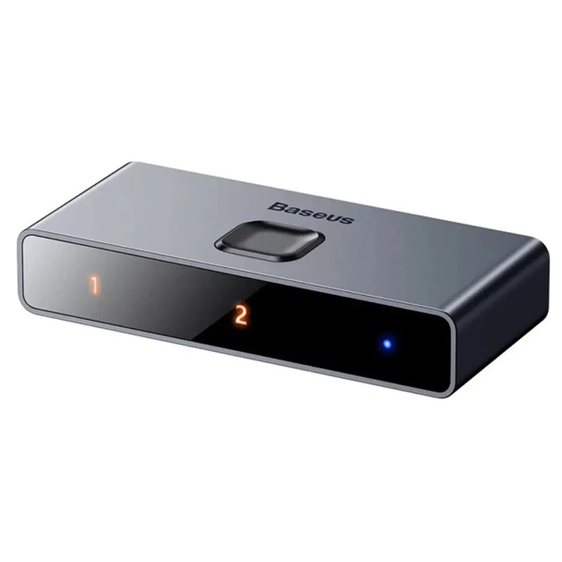 Перехідник HUB Baseus Matrix HDMI Switcher (CAHUB-BC0G) – Space Gray. Фото 2 з 7