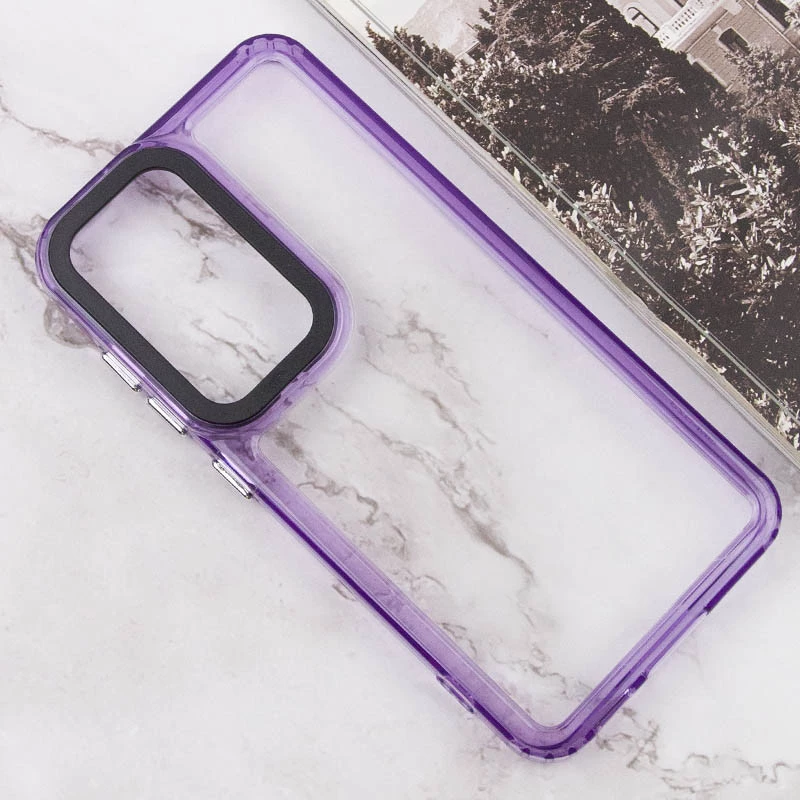 Кольоровий чохол TPU+PC на Samsung Galaxy S24 – Purple. Фото 3 з 7