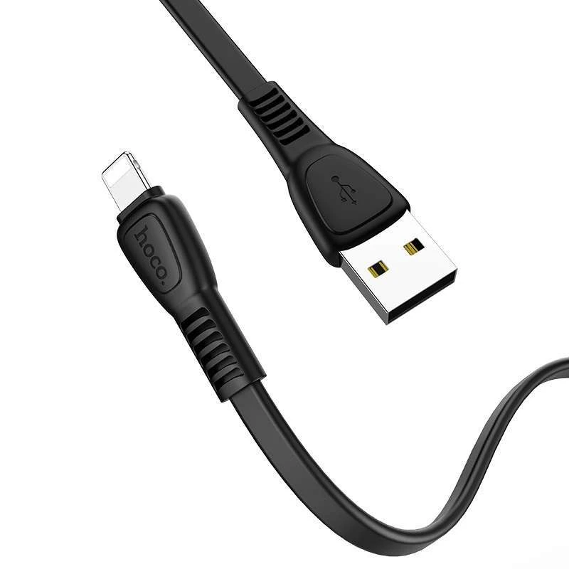 Дата кабель Hoco X40 Noah USB to Lightning (1m) – Чорний. Фото 2 з 4
