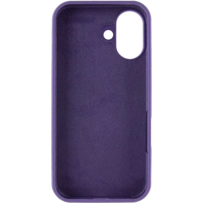 Чехол Silicone Case с закрытым низом для Apple iPhone 17 (6.3") – Фиолетовый / Amethyst. Фото 4 из 6