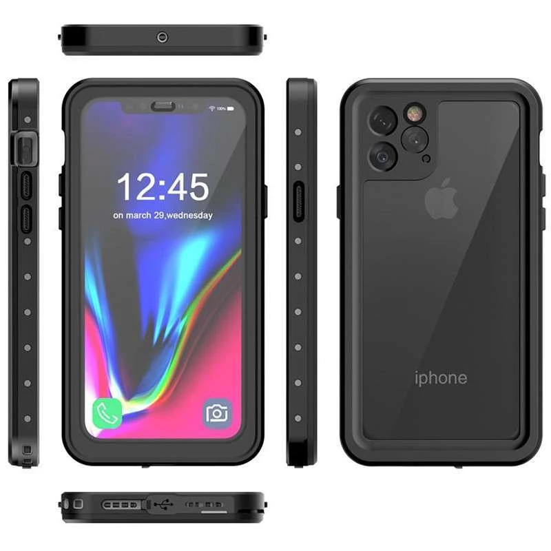 Shellbox водонепроникний чохол на Apple iPhone 12 Pro Max (6.7") – Чорний. Фото 2 з 7