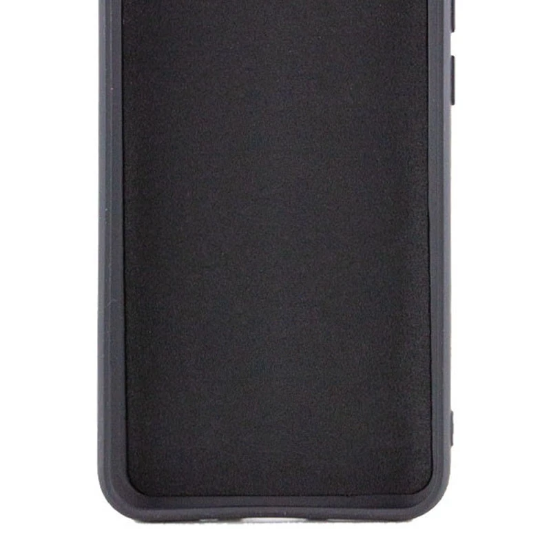 Кольоровий силіконовий чохол GETMAN із закритою камерою для Xiaomi Redmi Note 9 / Redmi 10X – Чорний / Black. Фото 5 з 5