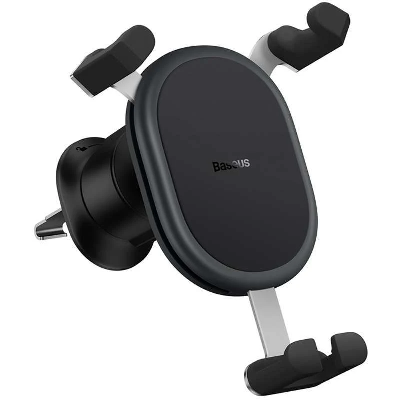 Автодержатель Baseus Stable Gravitational Car Mount Air (Air Outlet Version) (SUWX02) – Black. Фото 10 из 14