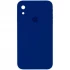 Чохол Silicone Case Square з захистом камери на Apple iPhone XR (6.1") – Синій / Deep navy. Фото 1 з 1