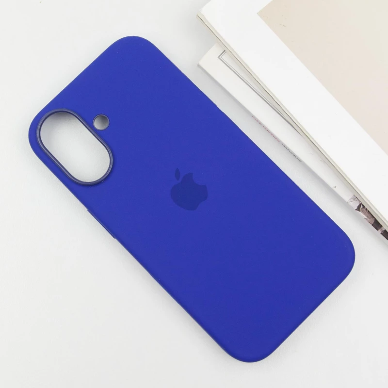 Силіконовий чохол ААА with Magsafe connection для Apple iPhone 16 – Синій / Ultramarine, Ultramarine. Фото 7 з 11