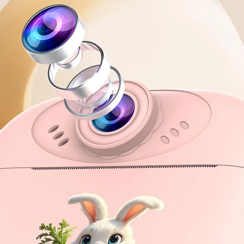 Дитяча фотокамера моментальним друку Animals – Pink. Фото 4 з 5