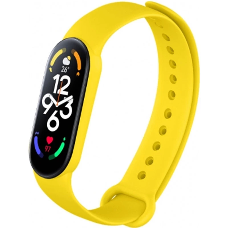 

Силиконовый ремешок для Xiaomi Mi Band 7 (Желтый / Neon Yellow), Жовтий / neon yellow