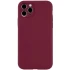 Чехол с защитой камеры Silicone Case для Apple iPhone 12 Pro Max (6.7") – Бордовый / Plum. Фото 1 из 1