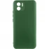 Чохол Silicone Case Lakshmi з закритою камерою на Xiaomi Redmi A1 / A2 – Зелений / Dark green. Фото 1 з 4