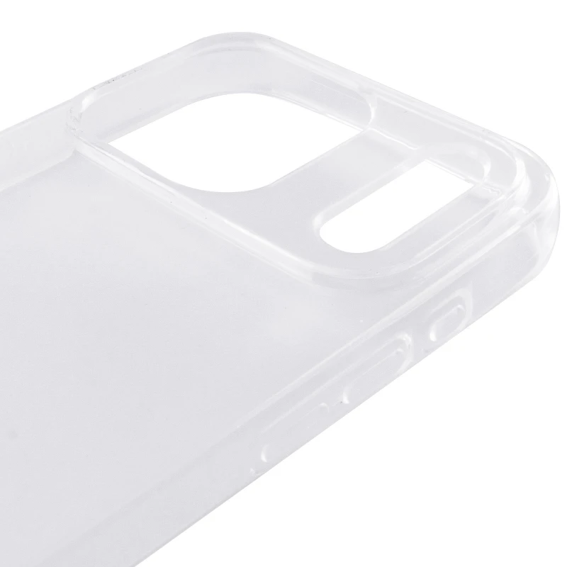 Ультратонкий силіконовий чохол 1мм на Apple iPhone 17 Pro (6.3") – Безбарвний (прозорий). Фото 4 з 5