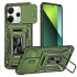 Ударопрочный чехол Square Ring c шторкой на камеру для Xiaomi Redmi Note 14 5G – Оливковый / Army Green. Фото 1 Ударопрочный чехол Square Ring c шторкой на камеру для Xiaomi Redmi Note 14 5G – Оливковый / Army Green. Фото 1 из 2