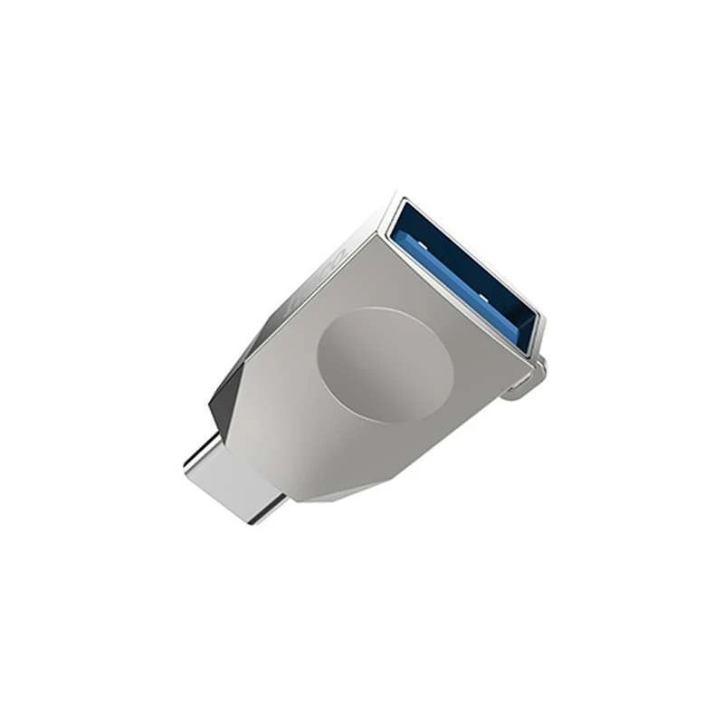 Переходник Hoco UA9 USB OTG to Type-C – Стальной. Фото 3 из 8