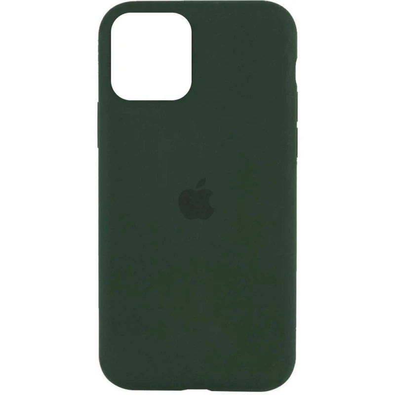 

Чехол Silicone Case с закрытым низом для Apple iPhone 11 (6.1") (Зеленый / Cyprus Green), Зелений / cyprus green