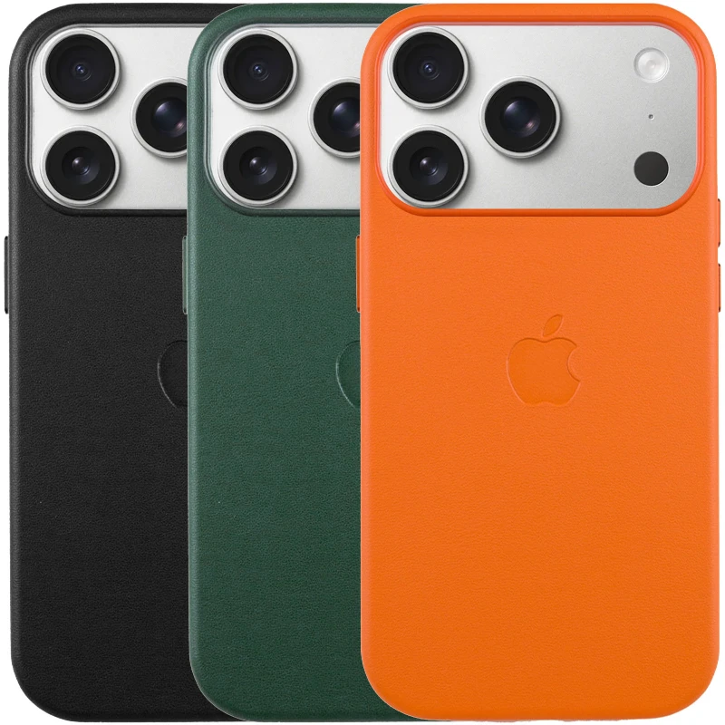 Чехол кожаный Leather Case (AA) with MagSafe and Animation для Apple iPhone 17 Air (6.5") фото 1 из 2