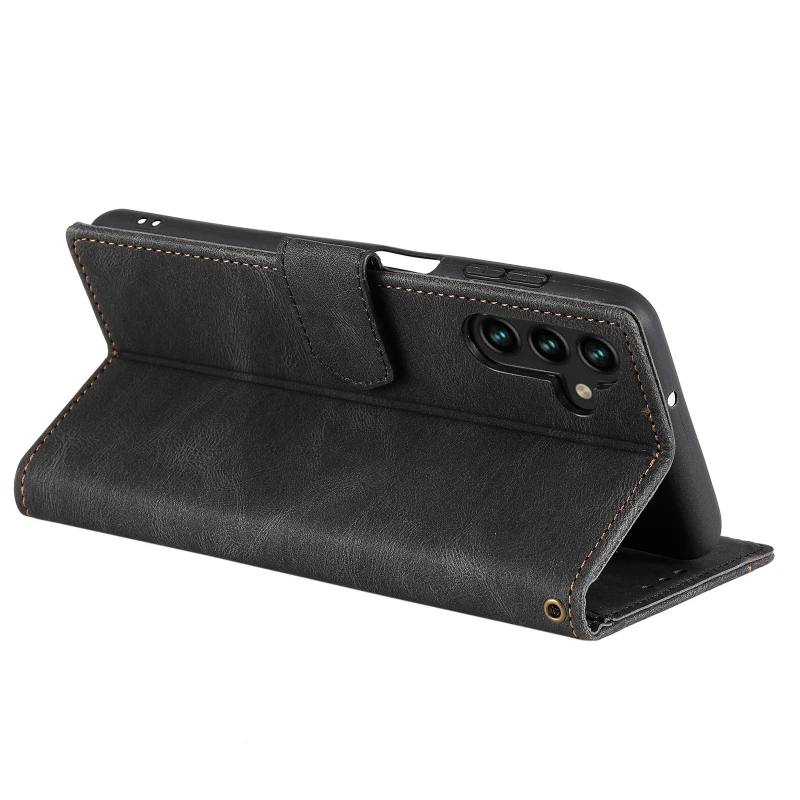 Шкіряний чохол-книжка Maverick Cover для Samsung Galaxy S26+ – Black. Фото 4 з 5