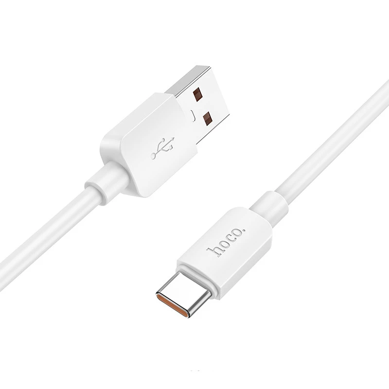 Дата кабель Hoco X96 Hyper USB to Type-C 100W (0.25m) – White. Фото 3 из 8