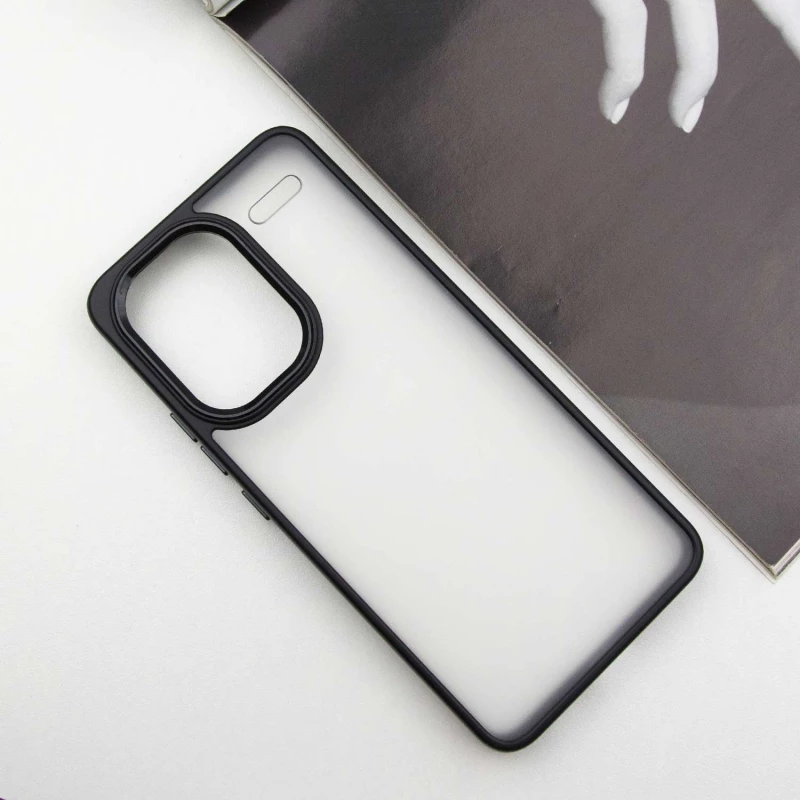 Захистний чохол TPU+PC матовий на Xiaomi Redmi Note 13 Pro+ – Black. Фото 4 з 8