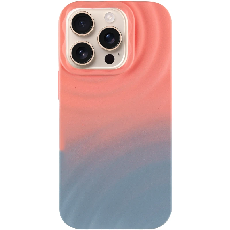 Чохол TPU ColorWave для Apple iPhone 15 Pro (6.1") – Peach / Sky. Фото 3 з 6