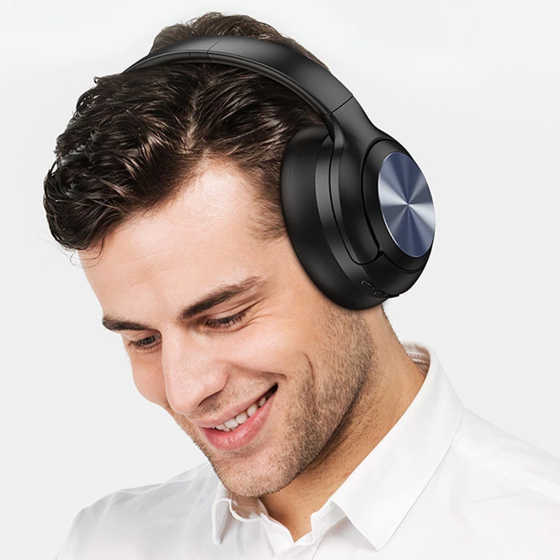 Накладные беспроводные наушники Hoco W54 Young ANC – Black. Фото 4 из 5