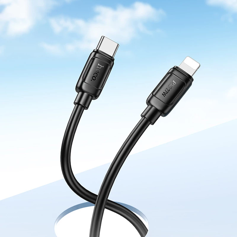 Дата кабель Hoco X115 Surpass Type-C to Lightning 27W (1m) – Black. Фото 5 з 6