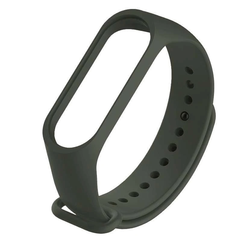 

Силіконовий ремінець для Xiaomi Mi Band 7 (Зелений / Olive)