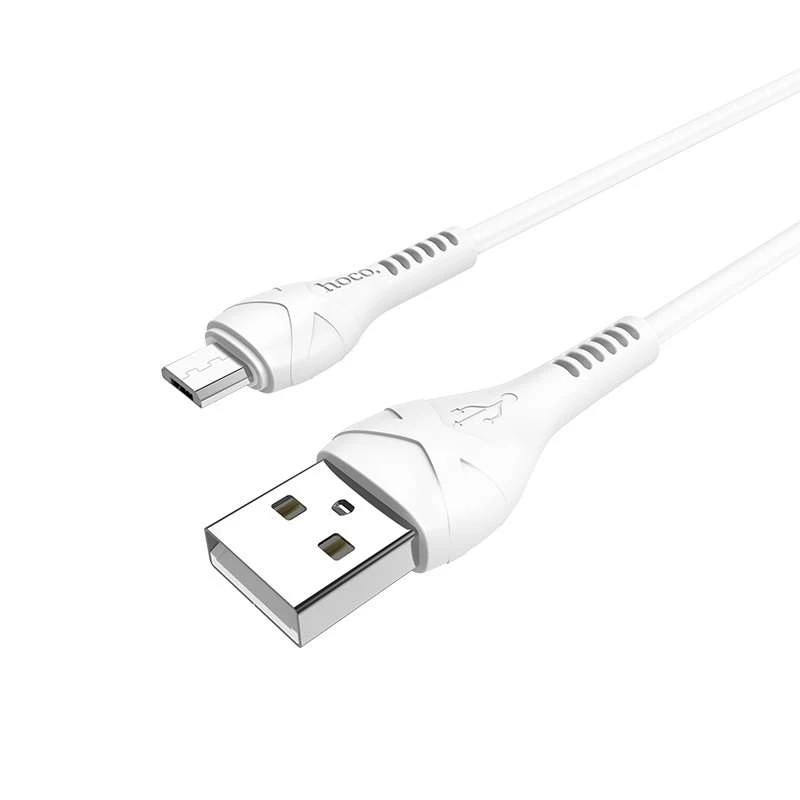 Дата кабель Hoco X37 "Cool power” MicroUSB (1m) – Білий. Фото 4 з 8