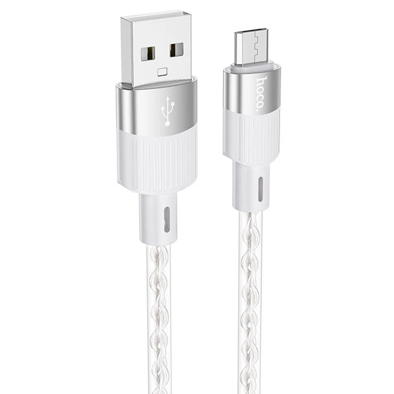 

Дата кабель Hoco X99 Crystal Junction USB to MicroUSB (1.2m) (Gray)