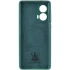 Чохол Silicone Cover Lakshmi Full Camera (AA) with Magnetic Fit для Motorola Edge 50 Fusion – Зелений / Dark green. Фото 6 з 9