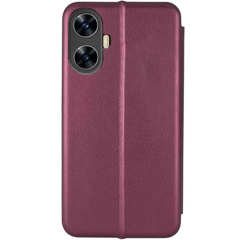 Чохол-книжка класичний на Realme C55 – Бордовий. Фото 2 з 4