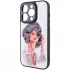 Скляний чохол Prisma Ladies на Apple iPhone 14 Pro (6.1") – Girl in a hat. Фото 4 з 6