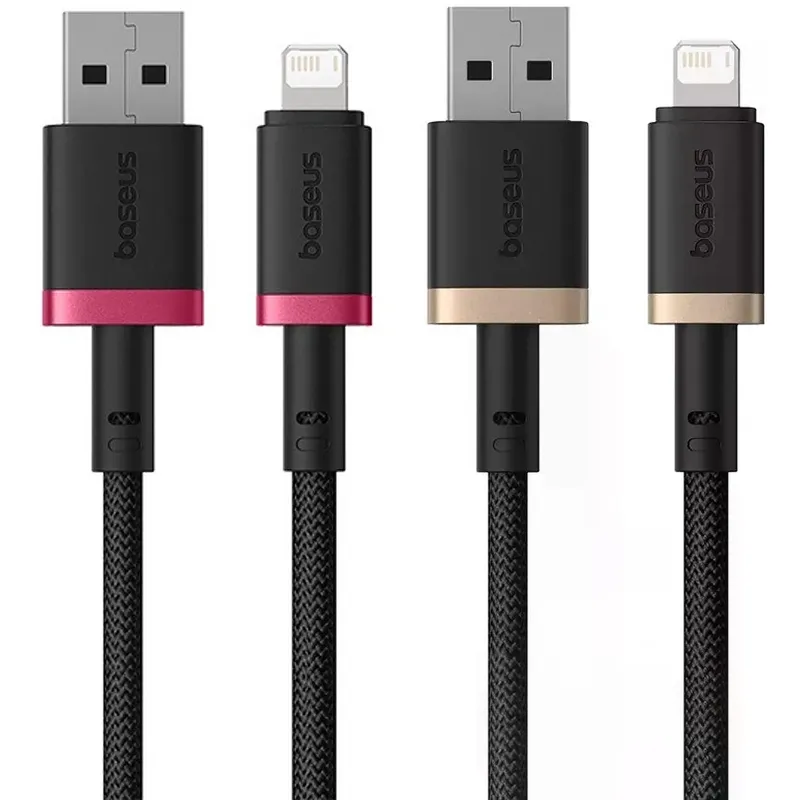 Дата кабель Baseus Dura Series Fast Charging USB to Lightning 2.4A (1m) (CB000122) фото 1 из 1