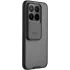 Карбоновая накладка Nillkin Pro со шторкой для камеры для Xiaomi 17T – Transparent black. Фото 1 из 4